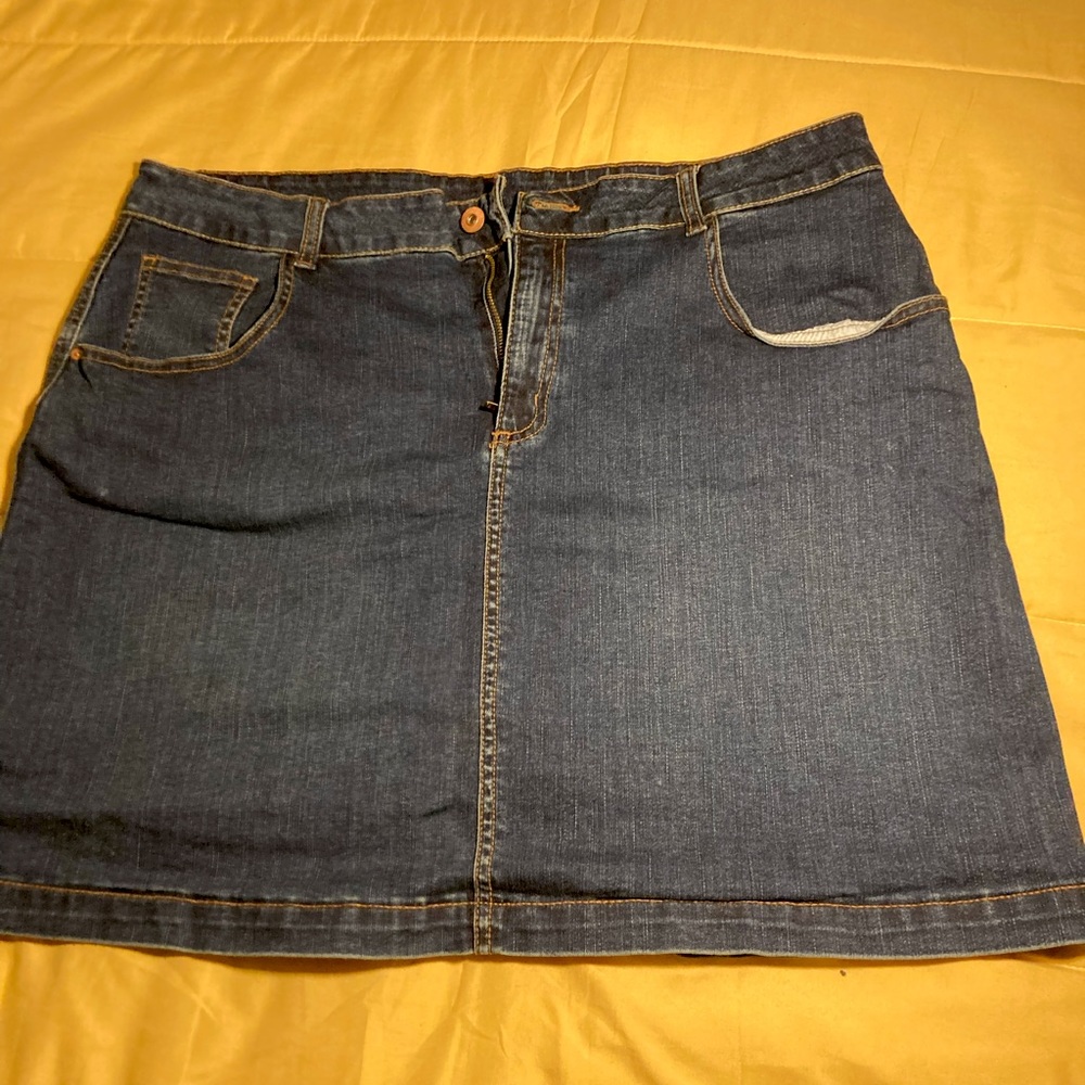 Faded Glory Denim Skirt